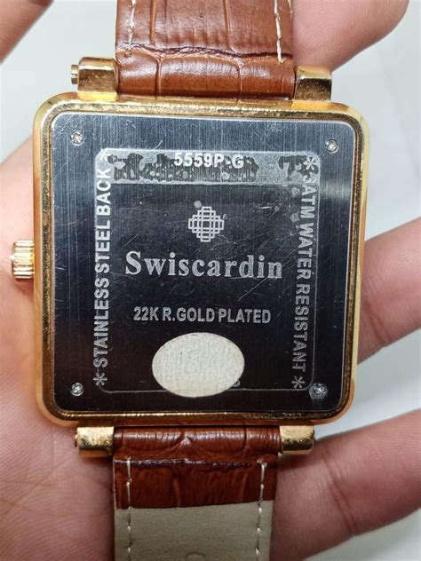 swiscardin watches 22k.